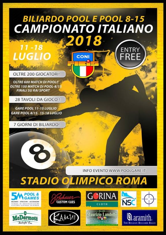 Tabelloni OLIMPICO 2018